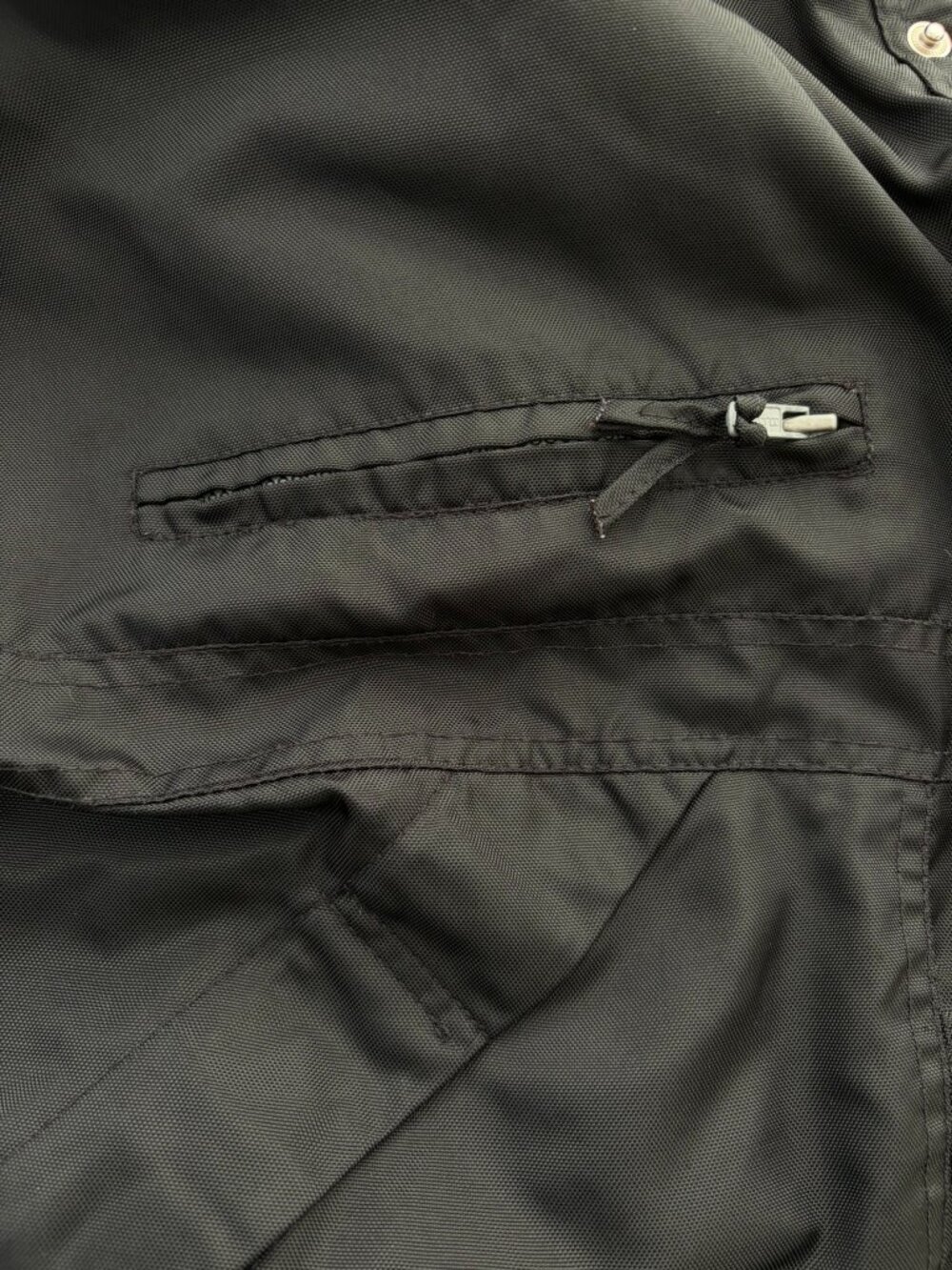 Vintage Eagles Ridge Outfitters Men's Black Hooded Utility Coat Jacket L‎ Fleece - Picture 15 of 16